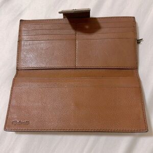MADEWELL LEATHER WALLET CARAMEL BROWN